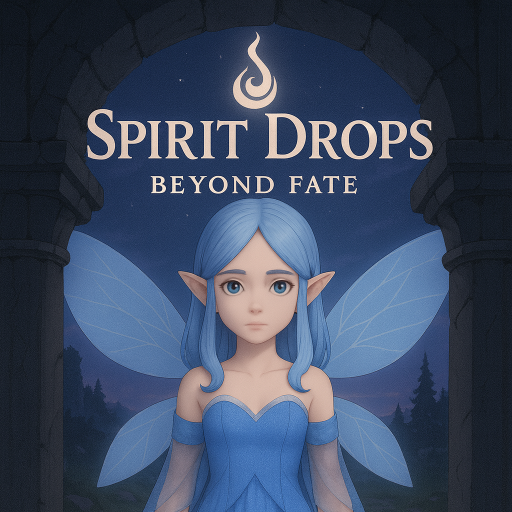 An abstract and immersive 3D game scene representing Split Drop